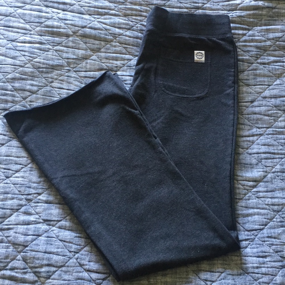 PINK Flared Comfy Pants — Gray